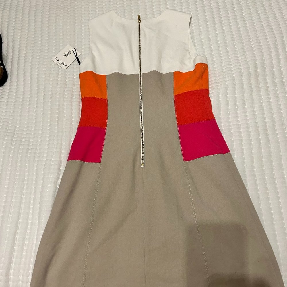 Calvin Klein Dress, Size 4, Multi-Colored